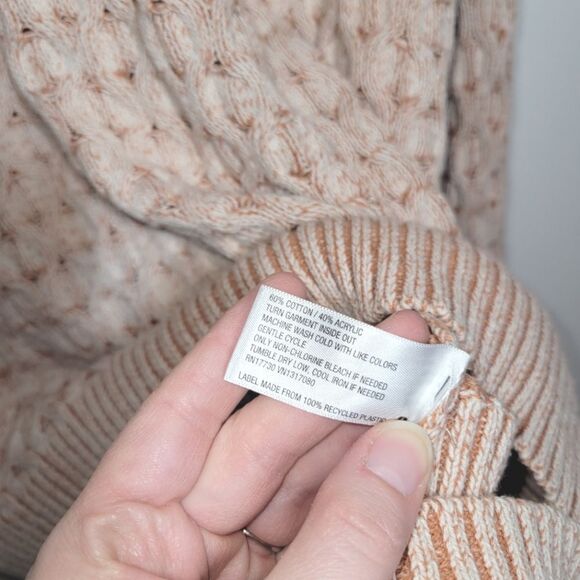 Knox Rose Mock Neck Oversized Long Sweater XL - Picture 5 of 11